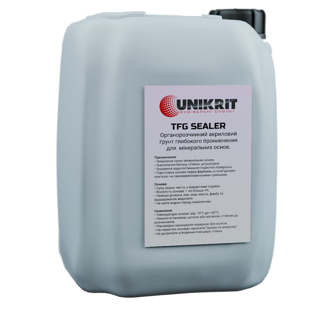 Ґрунтовка глибокого проникнення UNIKRIT TFG SEALER